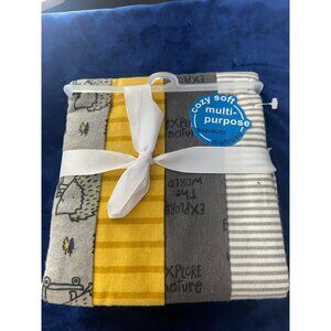 Suavecito Cozy Soft Multi-Purpose Baby Swaddle Blanket Set Nature‎ Neutral